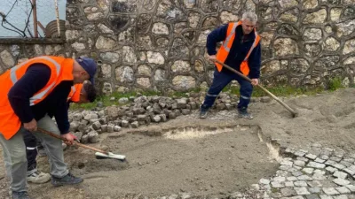 Düzce Belediyesi Fen İşleri Müdürlüğü, şehrin imarı noktasında rutin saha