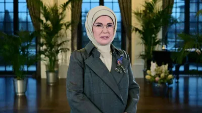 Cumhurbaşkanı Recep Tayyip Erdoğan’ın eşi Emine Erdoğan, “Küresel ölçekte israf