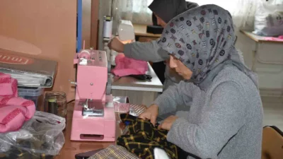 Sakarya’nın Hendek ilçesinde, özel eğitim alan engelli çocukların anneleri için