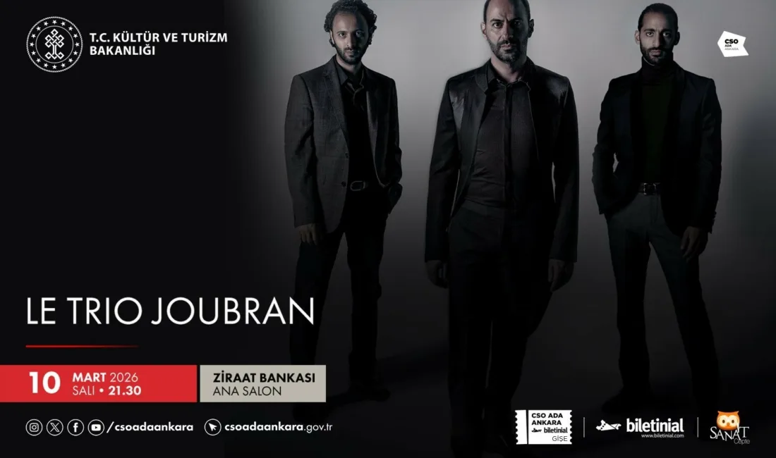Filistinli üç kardeşten oluşan Le Trio Joubran, yarın Cumhurbaşkanlığı Senfoni