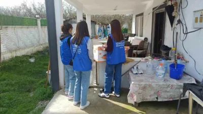 Düzce’de Gençlik Merkezi gönüllü gençlerinin desteğiyle hazırlanan Ramazan kolileri, ihtiyaç