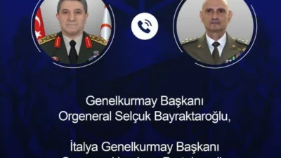 Genelkurmay Başkanı Orgeneral Selçuk Bayraktaroğlu, İtalya Genelkurmay Başkanı Orgeneral Luciano