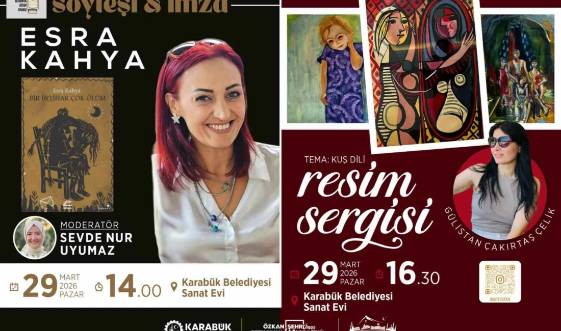 Karabük Belediyesi, 29 Mart’ta düzenleyeceği etkinlikle sanat ve edebiyatı buluşturacak.