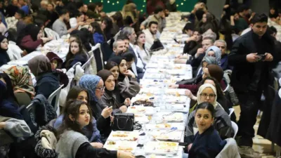 Karabük’te Gençlik ve Spor Bakanlığı tarafından düzenlenen Gençlik Merkezi İftar