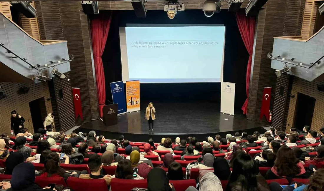DÜZCE(İHA) – Düzce Üniversitesi Kariyer Geliştirme ve Mezun İzleme Uygulama