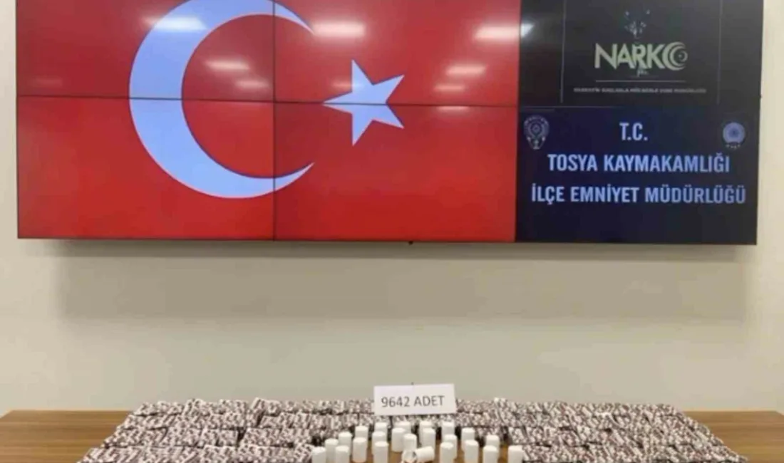 Kastamonu’da polis ekipleri tarafından bir araç ve şüpheli üzerinde yapılan