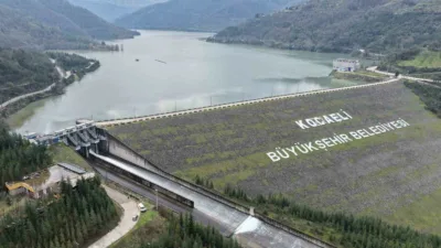 Kocaeli’yi etkisi altına alan sağanak yağışlar barajları doldurdu. Kocaeli Büyükşehir