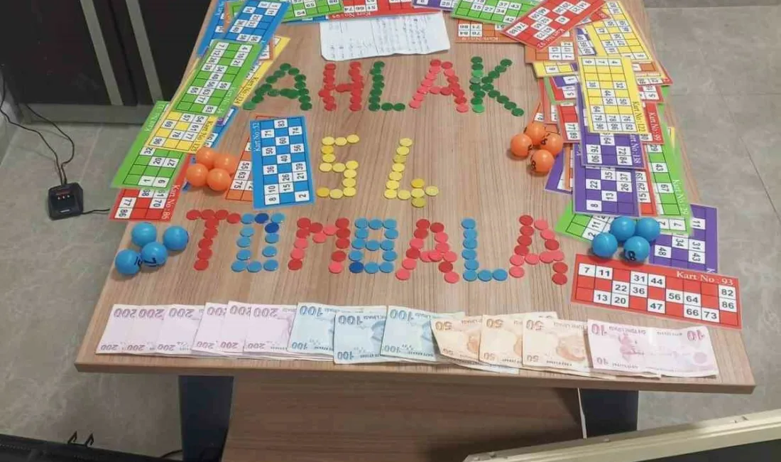 Sakarya’nın Karasu ilçesinde polis ekiplerince kumar oynandığı tespit edilen bir
