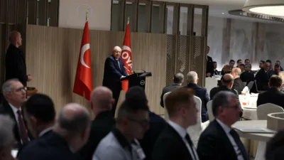 Millî Savunma Bakanı Yaşar Güler, OYAK Genel Müdürlük binasında düzenlenen