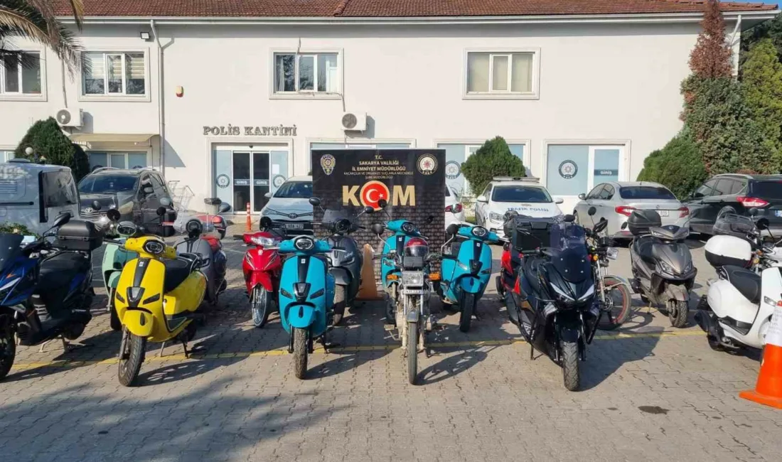 Sakarya merkezli 19 ilde, düşük silindir hacimli motosikletlerin motor kapasitelerini