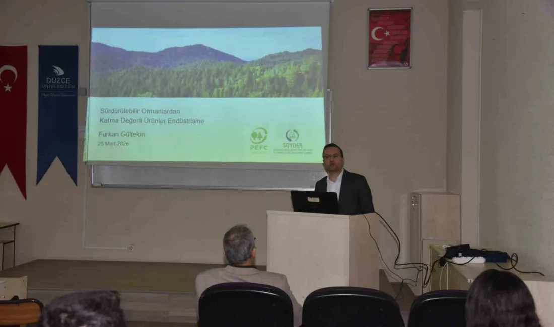 DÜZCE(İHA) – Düzce Üniversitesi’nde 21 Mart Dünya Ormancılık Günü etkinliklerle