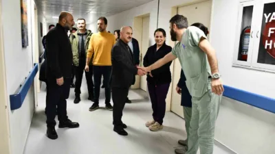 Düzce Üniversitesi Rektörü Prof. Dr. Nedim Sözbir, Tıp Fakültesi Hastanesi’ni