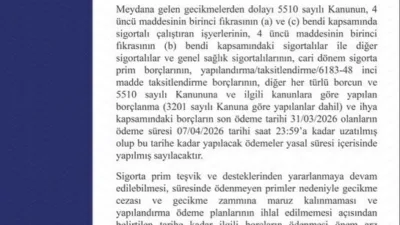 Sosyal Güvenlik Kurumu (SGK), Mali Otomasyon Sistemi (MOSIP) altyapısında bazı