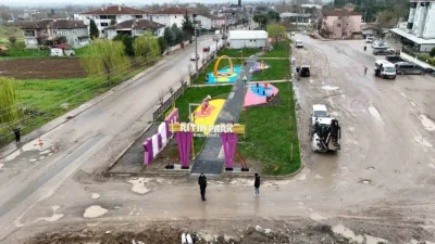 Sakarya Büyükşehir Belediyesi tarafından Söğütlü ilçe merkezinde 13 bin metrekarelik