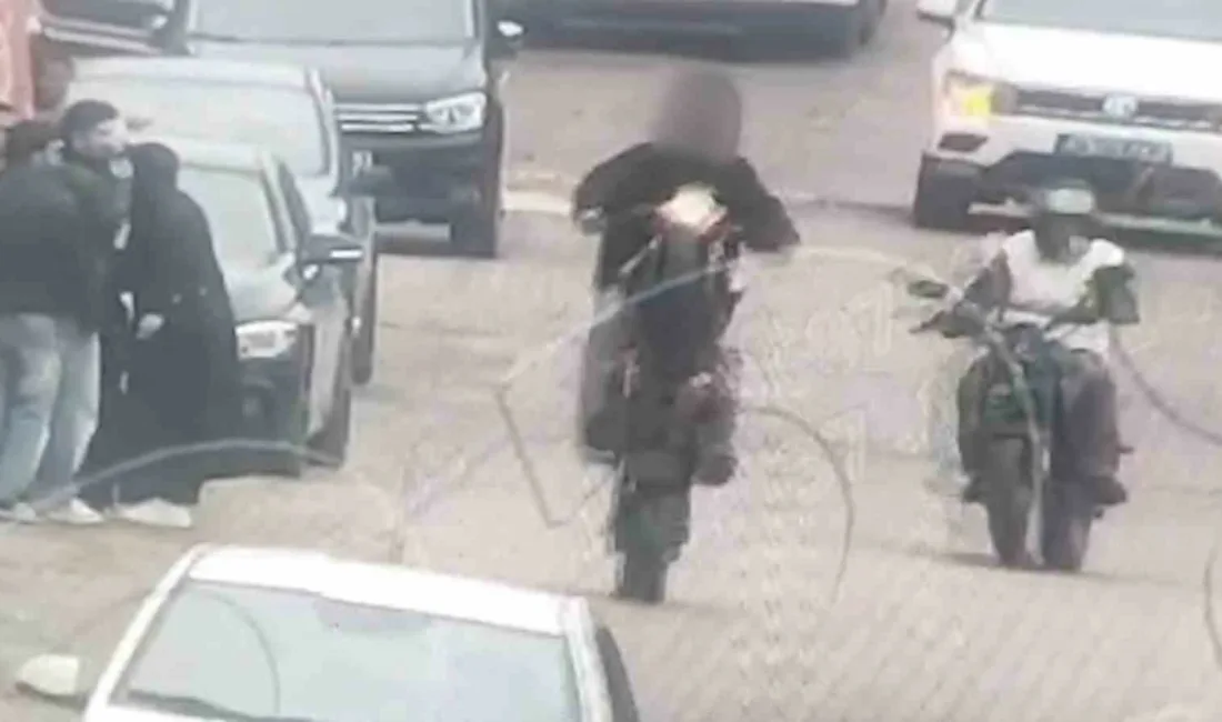 Kastamonu’nun Cide ilçesinde tek teker üzerinde motosiklet kullanan ve ehliyetinin