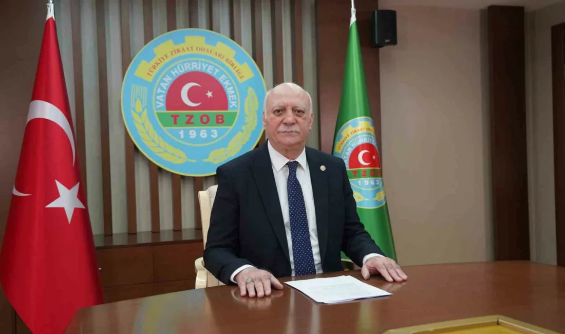Türkiye Ziraat Odaları Birliği (TZOB) Genel Başkanı Şemsi Bayraktar, “Tüm