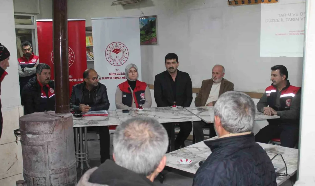 Düzce İl Tarım ve Orman Müdürlüğü koordinasyonunda, Çilimli ilçesine bağlı
