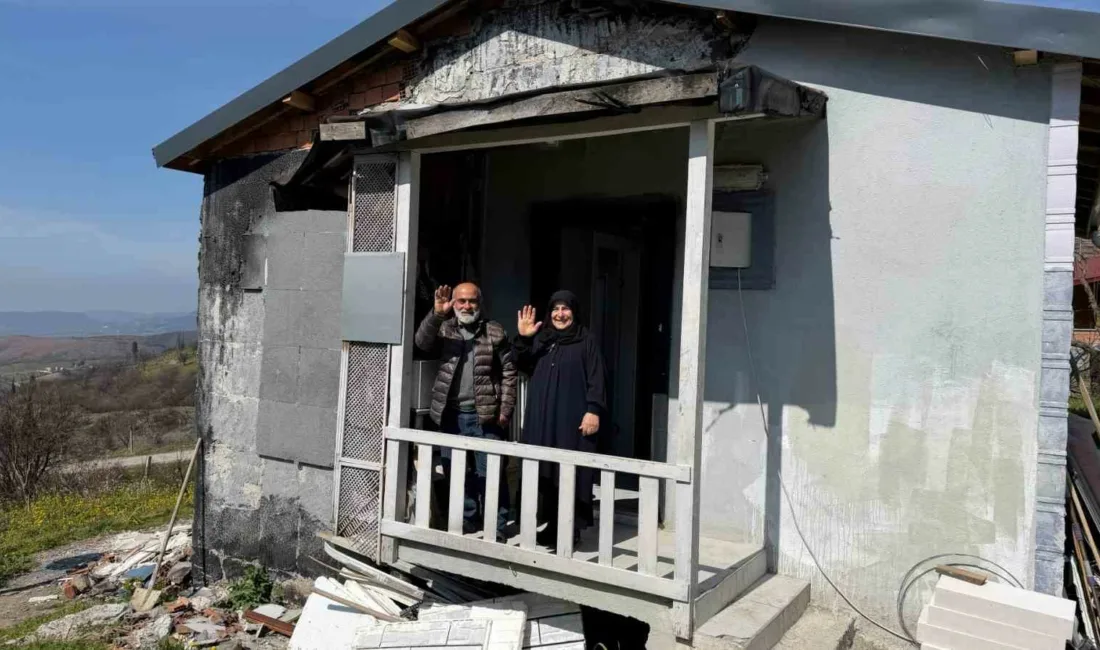 Kocaeli’nin Karamürsel ilçesinde 17 yapının zarar gördüğü yangında evleri küle