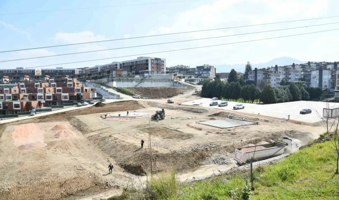 Başiskele’de 63 bin metrekarelik alanda inşası süren ve içerisinde zipline