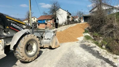 DÜZCE(İHA) – Düzce’nin Yığılca ilçesinde Özel İdare ekipleri tarafından malzemeli