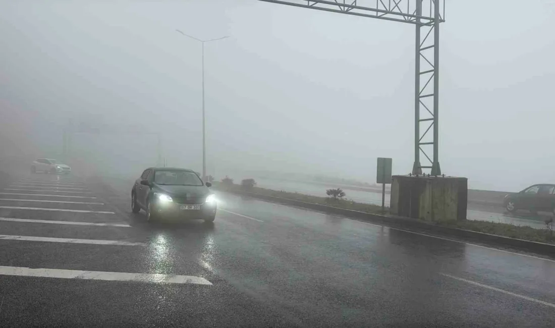 Zonguldak’ta sabah saatlerinden itibaren etkili olan yoğun sis, özellikle yüksek