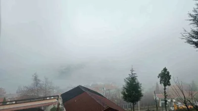 Zonguldak’ta sabahın erken saatlerinden itibaren şehir merkezi ve yüksek kesimlerde