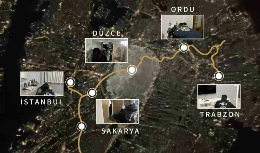 Sakarya merkezli 13 ilde düzenlenen yasa dışı bahis operasyonunda polis
