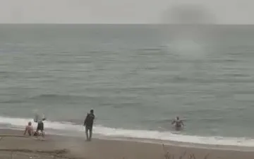 Düzce’nin Karadeniz’e açılan kapısı Akçakoca’da soğuk hava ve yağmura rağmen