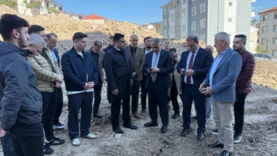 Zonguldak’ın Alaplı ilçesinde yapımı İmam Hatip Ortaokulu inşaatı sürüyor. AK