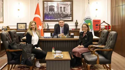 Almanya’nın Ankara Büyükelçiliği’nde görevli Başkatip Nicole Gonsior, Zonguldak programı kapsamında