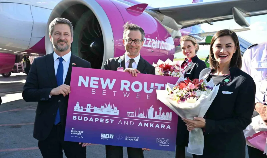 Ankara Esenboğa Havalimanı’ndan Macaristan’ın başkenti Budapeşte’ye düzenlenen uçuşlar başladı. Wizz