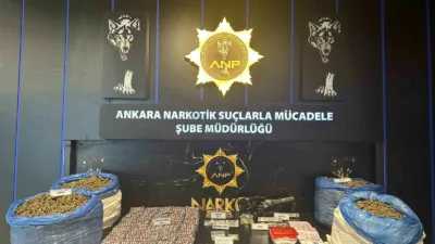 Ankara’da polis ekiplerince bir haftalık süreçte uyuşturucu madde temin eden