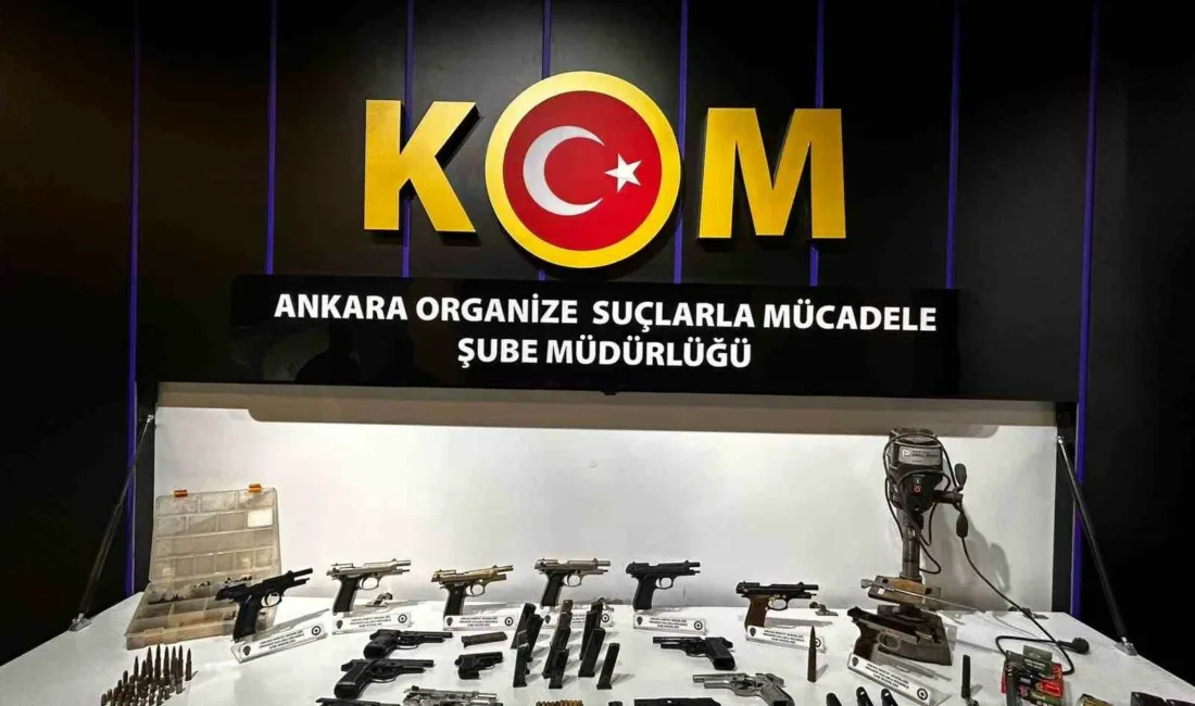 Ankara’da suç örgütlerine silah temin ettiği tespit edilen şüphelilere yönelik