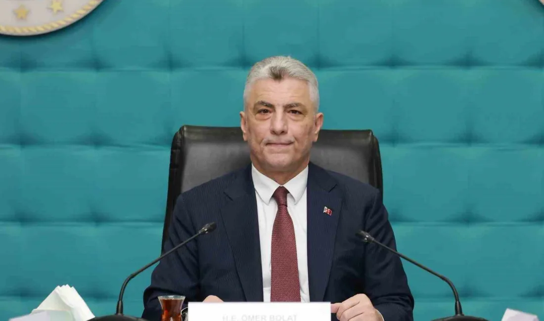Avrupa Birliği (AB) ülkeleri büyükelçileriyle toplantı gerçekleştiren Ticaret Bakanı Ömer
