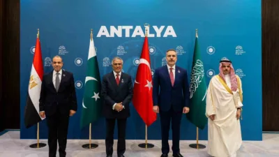 Dışişleri Bakanı Hakan Fidan, Türkiye-Mısır-Pakistan-Suudi Arabistan Dışişleri Bakanları Üçüncü Toplantısı’na