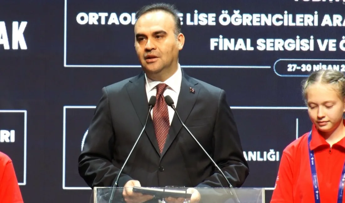 Sanayi ve Teknoloji Bakanı Mehmet Fatih Kacır, “İnanıyoruz ki Türk