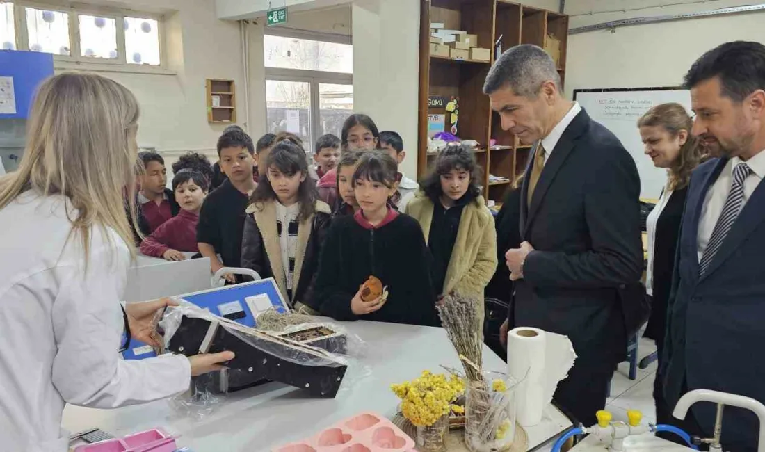 Bolu’da ilkokul öğrencileri, atık yağları sabuna dönüştürerek hem çevre bilinci