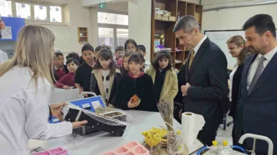 Bolu’da ilkokul öğrencileri, atık yağları sabuna dönüştürerek hem çevre bilinci