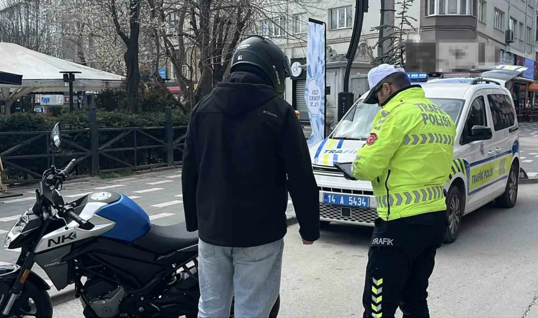 Bolu’da son bir haftada gerçekleştirilen trafik denetimlerinde, kurallara uymadığı tespit