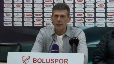 Trendyol 1. Lig’in 36. haftasında oynanan Boluspor-Adana Demirspor maçının ardından