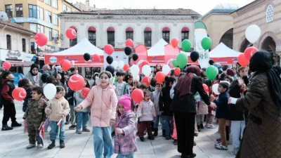 Kastamonu’da çocuklar, Filistin’de İsrail zulmüne uğrayan yaşıtları için yazdıkları mektupları