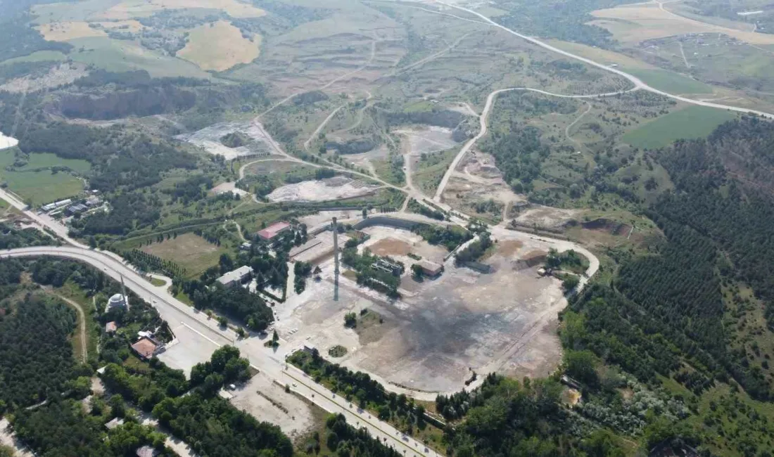 Çorum’daki eski çimento fabrikası arazisinde, Çorum Belediyesi Beltaş A.Ş. ile
