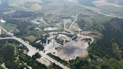 Çorum’daki eski çimento fabrikası arazisinde, Çorum Belediyesi Beltaş A.Ş. ile