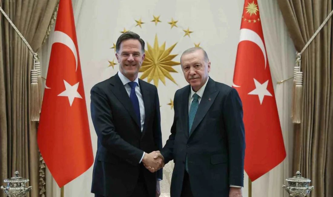 Cumhurbaşkanı Recep Tayyip Erdoğan, Cumhurbaşkanlığı Külliyesi’nde NATO Genel Sekreteri Mark