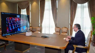 Cumhurbaşkanı Yardımcısı Cevdet Yılmaz, ’Uluslararası Eskişehir Yapay Zeka Zirvesi’ne uzaktan