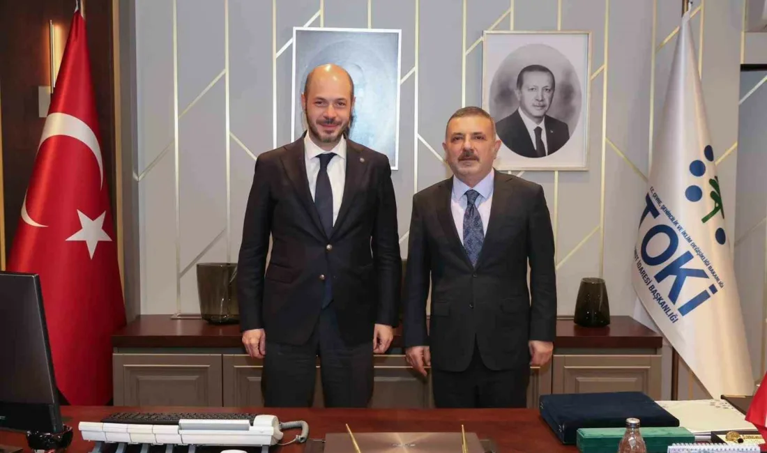 Sincan Belediye Başkanı Murat Ercan, TOKİ Başkanı Mustafa Levent Sungur’u