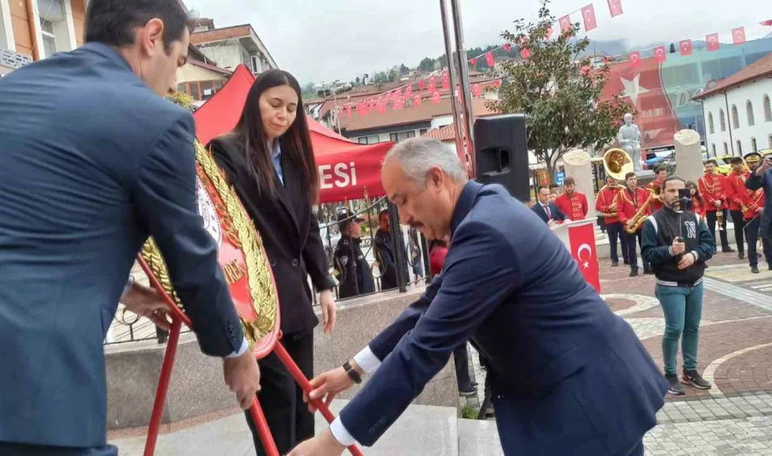 Zonguldak’ın Devrek ilçesinde 23 Nisan Çocuk Bayramı sade bir törenle