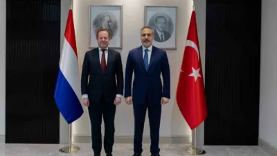Dışişleri Bakanı Hakan Fidan, Hollanda Adalet ve Güvenlik Bakanı David
