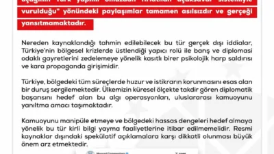 Dezenformasyonla Mücadele Merkezi (DMM) tarafından ABD’nin F-15 savaş uçağının Türk