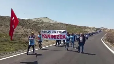 Doruk Madencilik işçileri, yıllardır ödenmeyen ücretlerini ve tazminatlarını almak için
